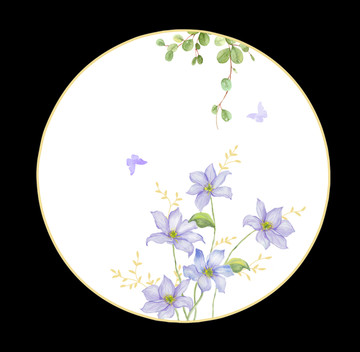 手繪植物花草