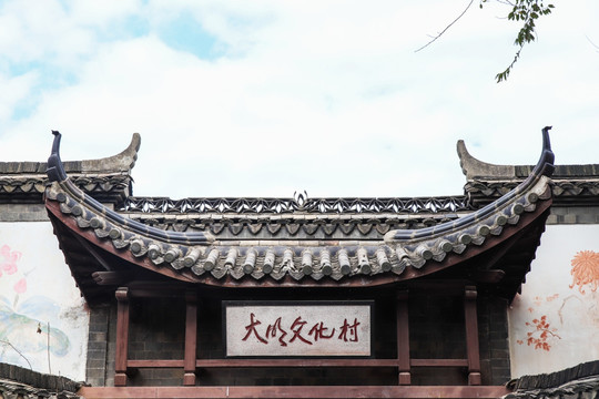 传统建筑中式门头