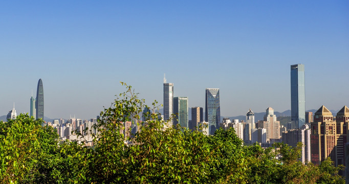 俯瞰深圳全景