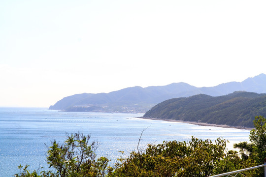 大连旅顺黄金山海域风光