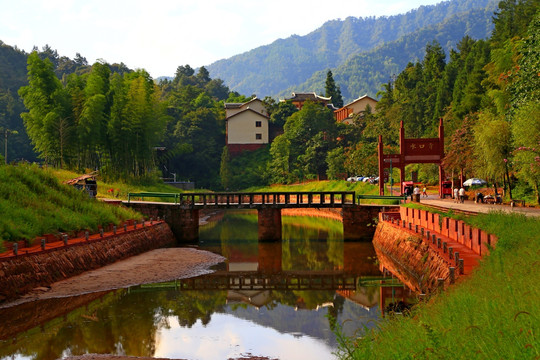 四面山水口寺景区