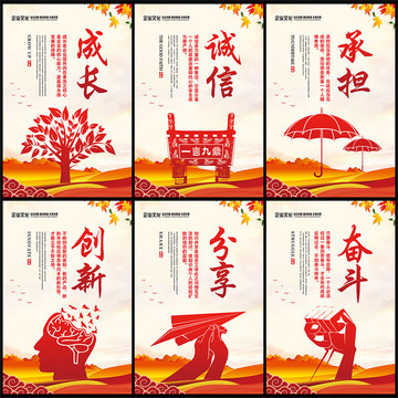 辦公室創(chuàng)新分享奮斗成長(zhǎng)誠(chéng)信承擔(dān)