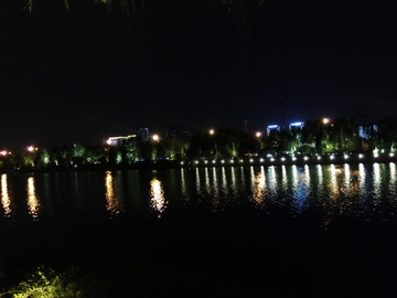 苏州外城河夜色风景