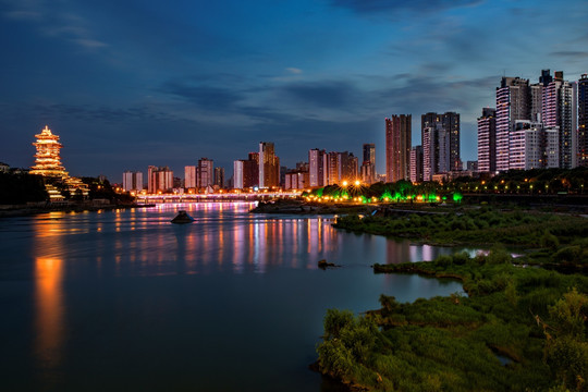 绵阳夜景