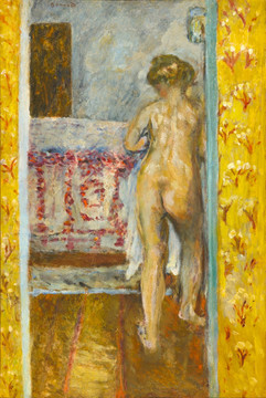 皮埃尔·博纳尔裸体女人像背影