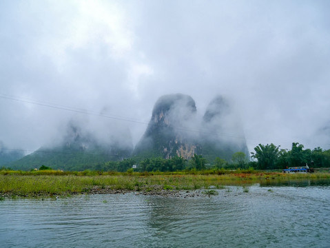 桂林阳朔小漓江风光