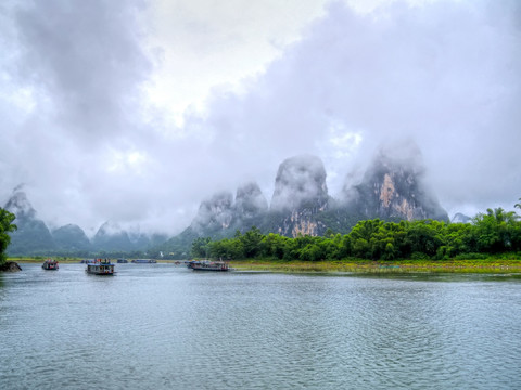 桂林山水漓江风光