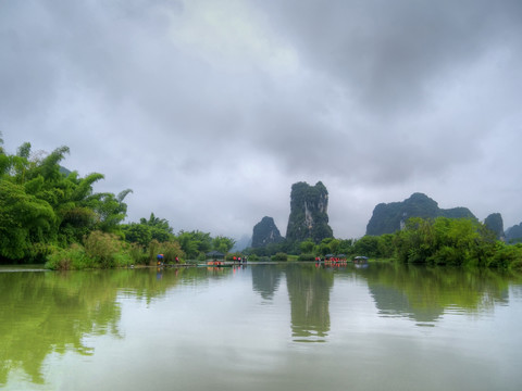 桂林阳朔遇龙河