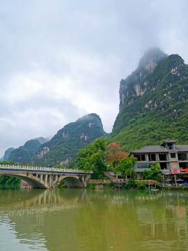 桂林阳朔遇龙河