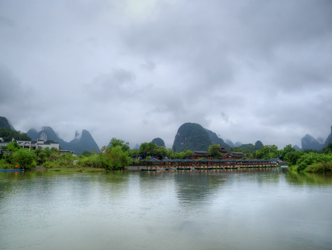 桂林阳朔遇龙河