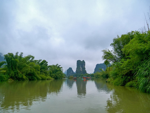 桂林阳朔遇龙河