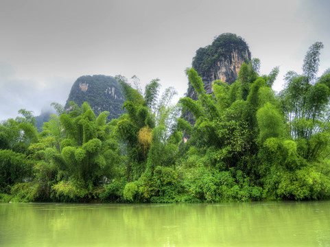 桂林阳朔遇龙河