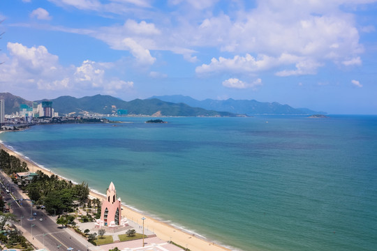 越南芽庄海滨风景