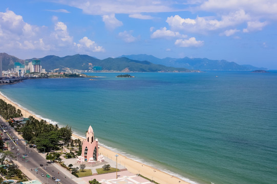 越南芽庄海滨风景