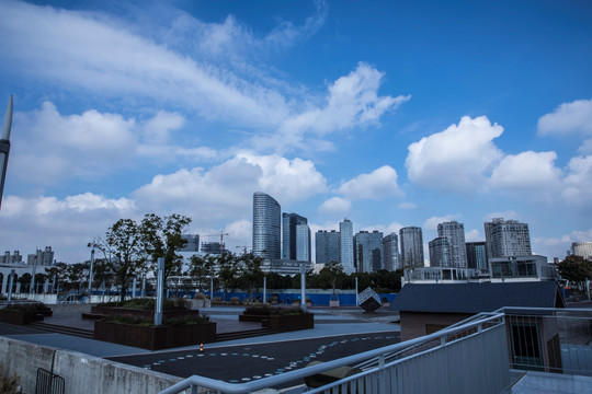 浦西滨江风景