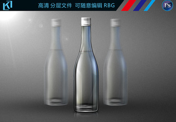 光瓶酒瓶设计