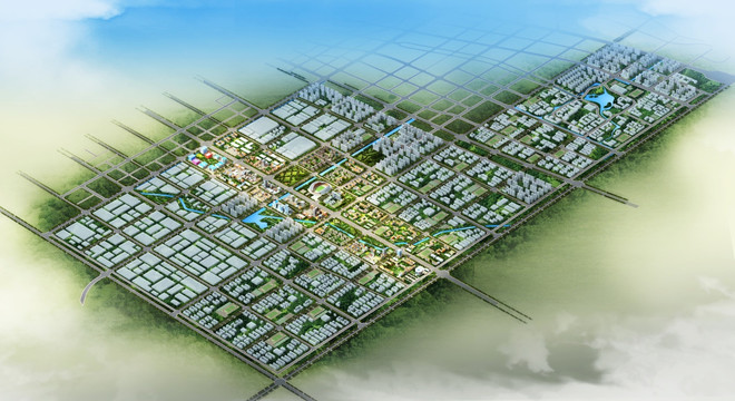 城市規(guī)劃效果圖