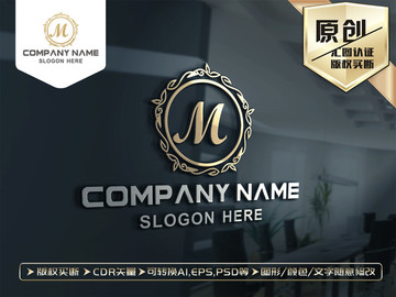 M字母LOGO设计