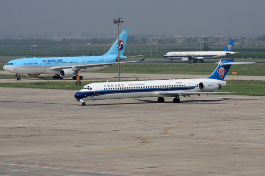 中国南方航空公司麦道飞机