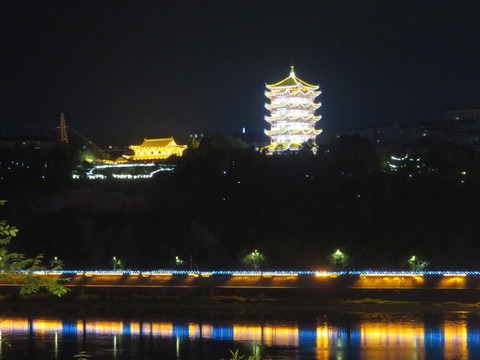 安康汉江夜景