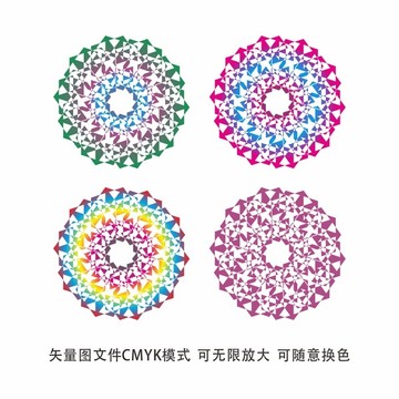 花紋底紋邊框剪紙