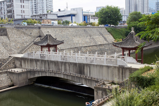 西安古护城河