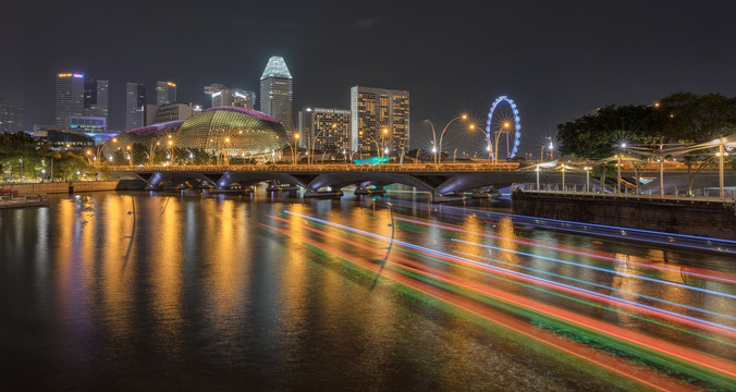 新加坡河夜景