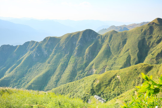 湖南郴州小垣镇白云仙风电场