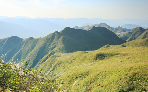 湖南郴州小垣镇白云仙风电场