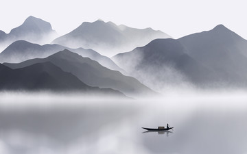 寫意山水畫(huà)