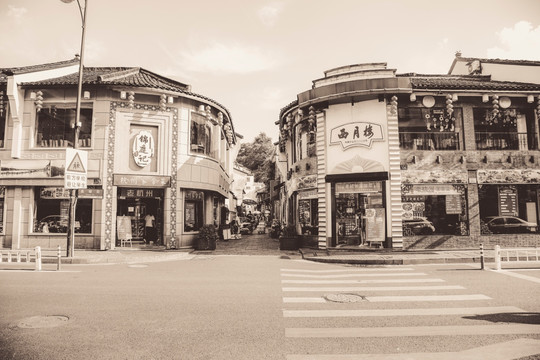 杭州老建筑街景