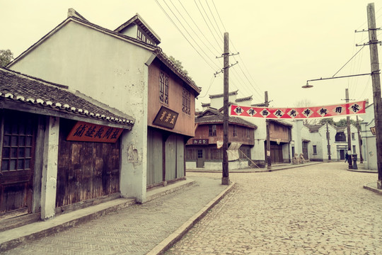 老上海建筑街景