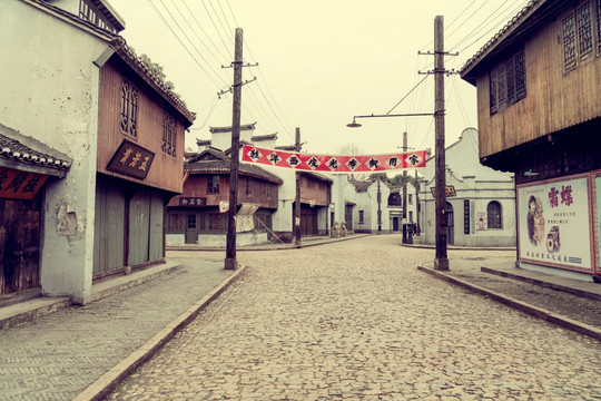 老上海建筑街景