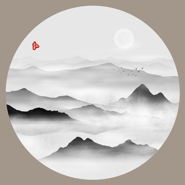 水墨畫