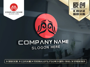 中國風(fēng)餐飲酒店LOGO設(shè)計(jì)