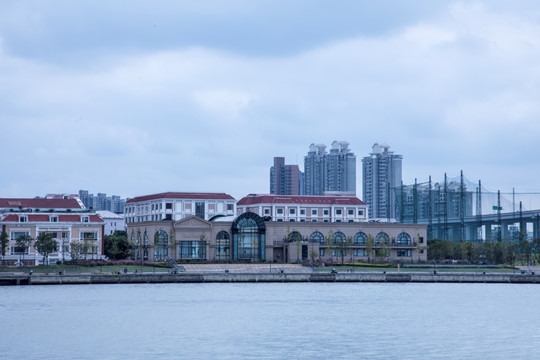 黄浦江滨江风景