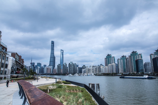 黄浦江滨江风景