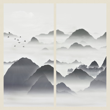 寫意水墨畫