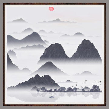 意境水墨畫