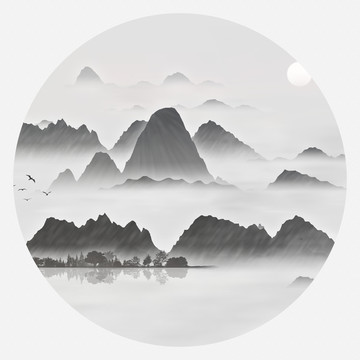 意境水墨畫