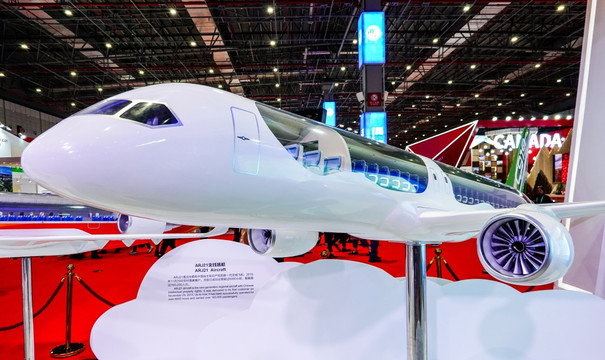 国产919大飞机模型