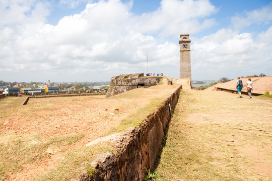 斯里兰卡加勒古堡风景