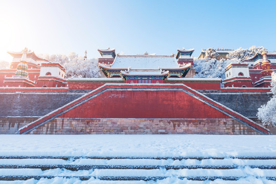 冬季颐和园雪景