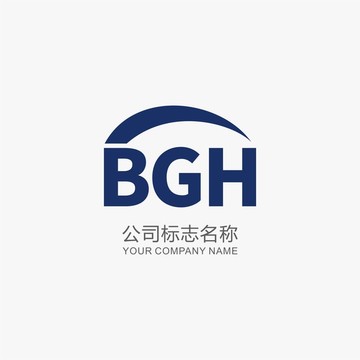 BGH字母标志logo