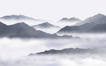 水墨山水畫
