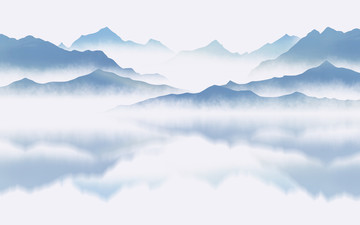 抽象山水畫