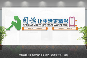 圖書室文化墻