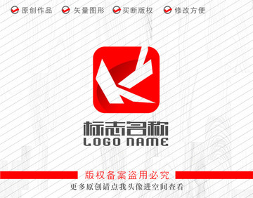YK字母KY標志logo