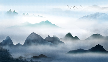 新中式山水畫