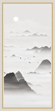 家居水墨畫